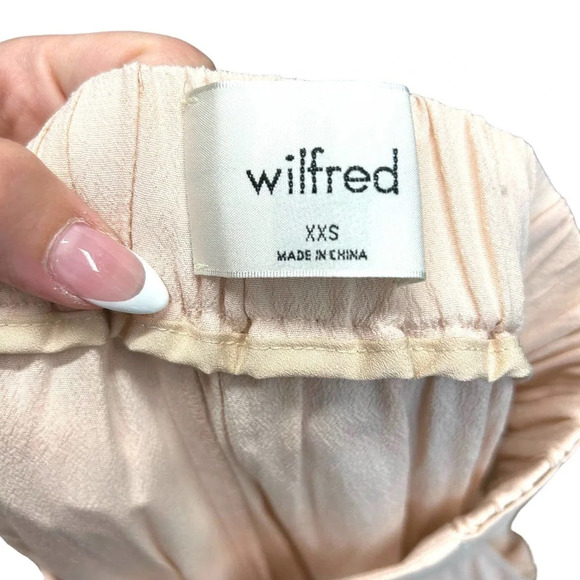 Aritzia Wilfred Faun Ankle Pants Pale Pink Size XXS - Picture 6 of 8